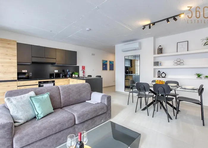 Plan Court Seaside In Qawra By 360 Estates *